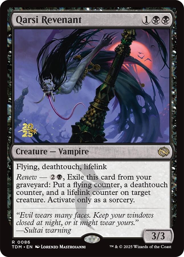 Qarsi Revenant [Tarkir: Dragonstorm Prerelease Cards]
