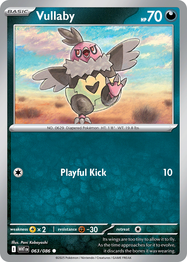 Vullaby (063/086) (Master Ball Pattern) [Scarlet & Violet: White Flare]