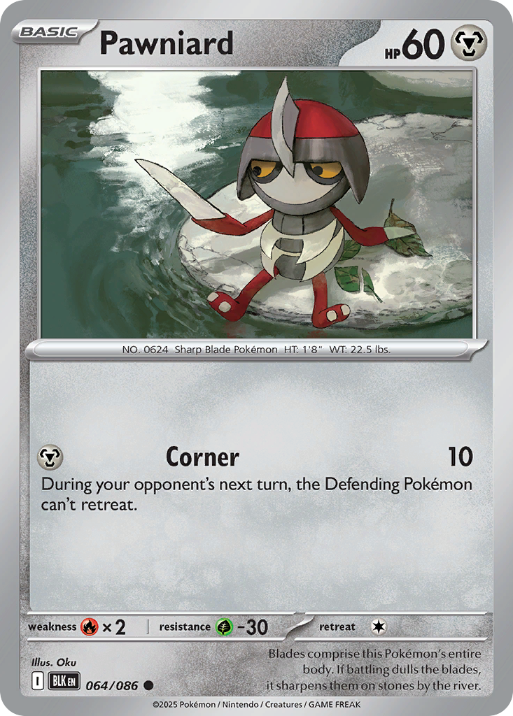 Pawniard (064/086) (Master Ball Pattern) [Scarlet & Violet: Black Bolt]