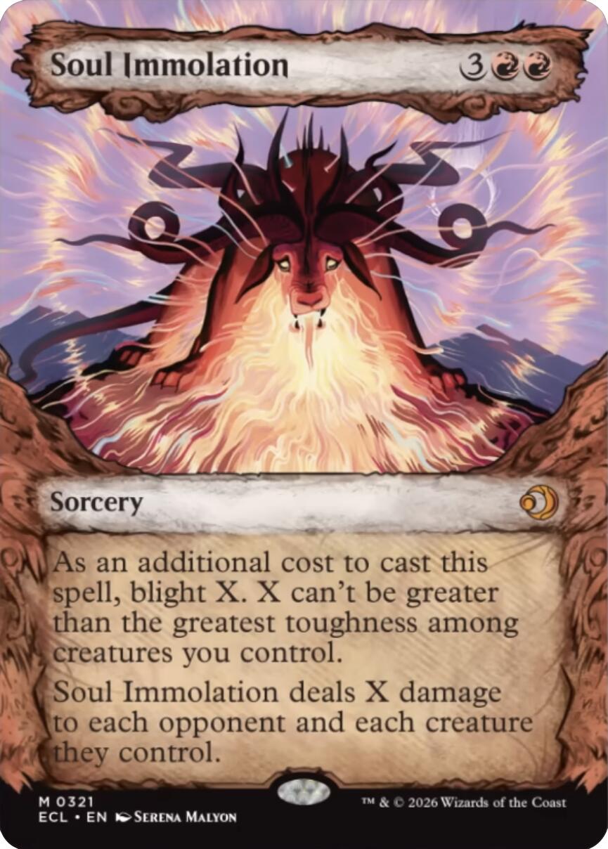 Soul Immolation (Showcase) [Lorwyn Eclipsed]