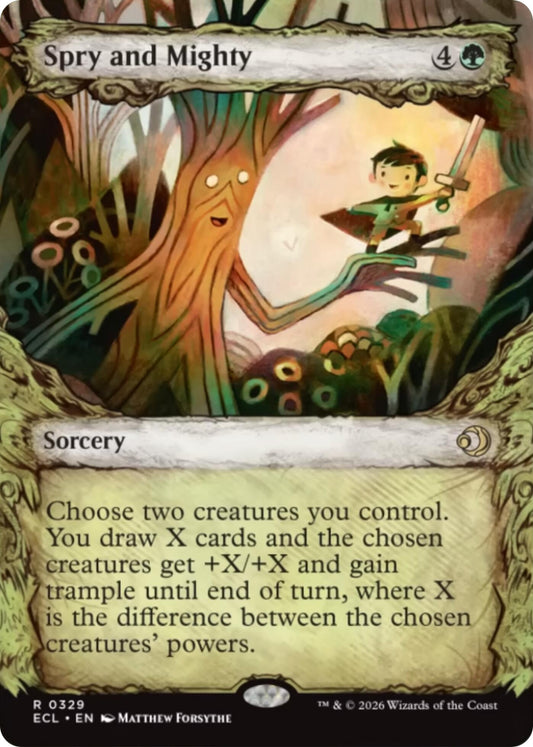 Spry and Mighty (Showcase) [Lorwyn Eclipsed]