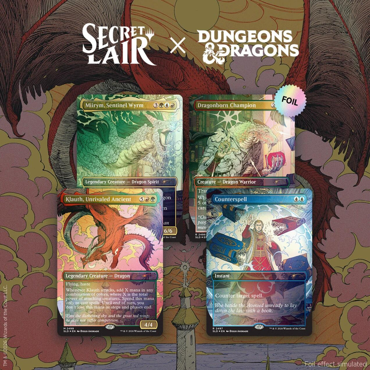 Secret Lair x Dungeons & Dragons: Whispers in Candlekeep (Foil Edition)