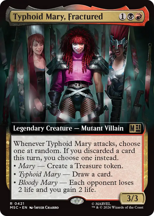 Typhoid Mary, Fractured (Extended Art) [Marvel Super Heroes Commander]