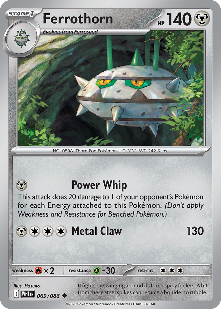 Ferrothorn (069/086) (Poke Ball Pattern) [Scarlet & Violet: White Flare]