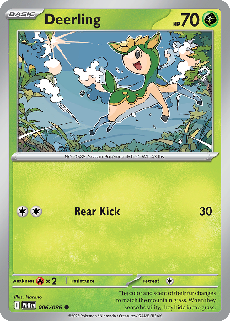 Deerling (006/086) (Poke Ball Pattern) [Scarlet & Violet: White Flare]