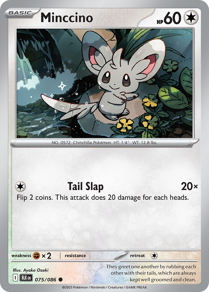 Minccino (075/086) (Poke Ball Pattern) [Scarlet & Violet: Black Bolt]
