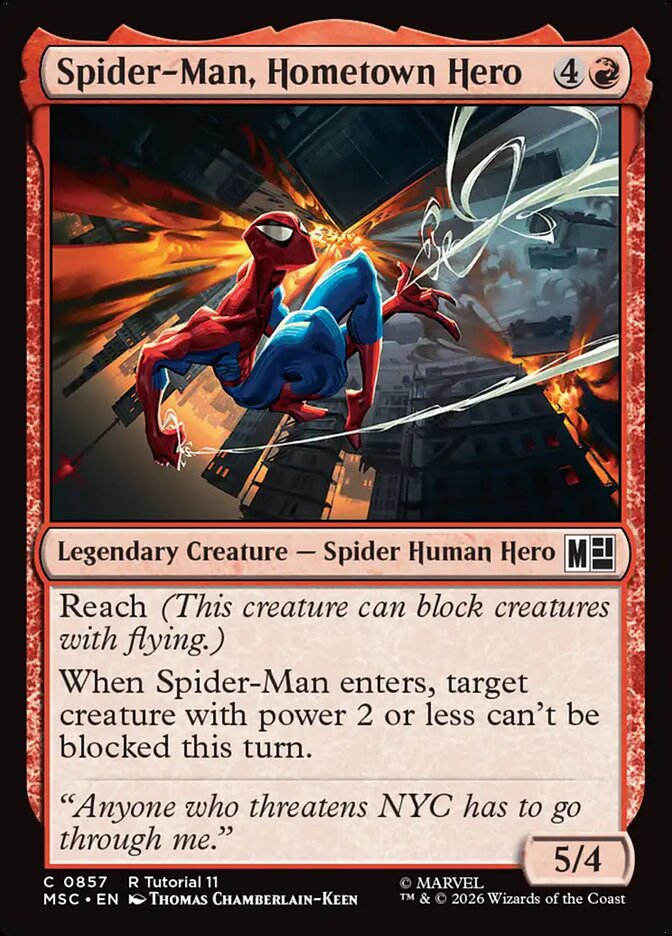 Spider-Man, Hometown Hero (0556) [Marvel Super Heroes Commander]