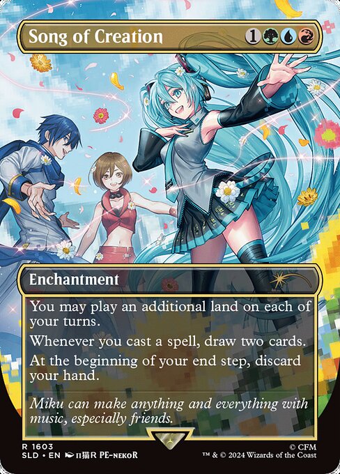 Song of Creation (Rainbow Foil - Japanese) [Secret Lair Drop Series]