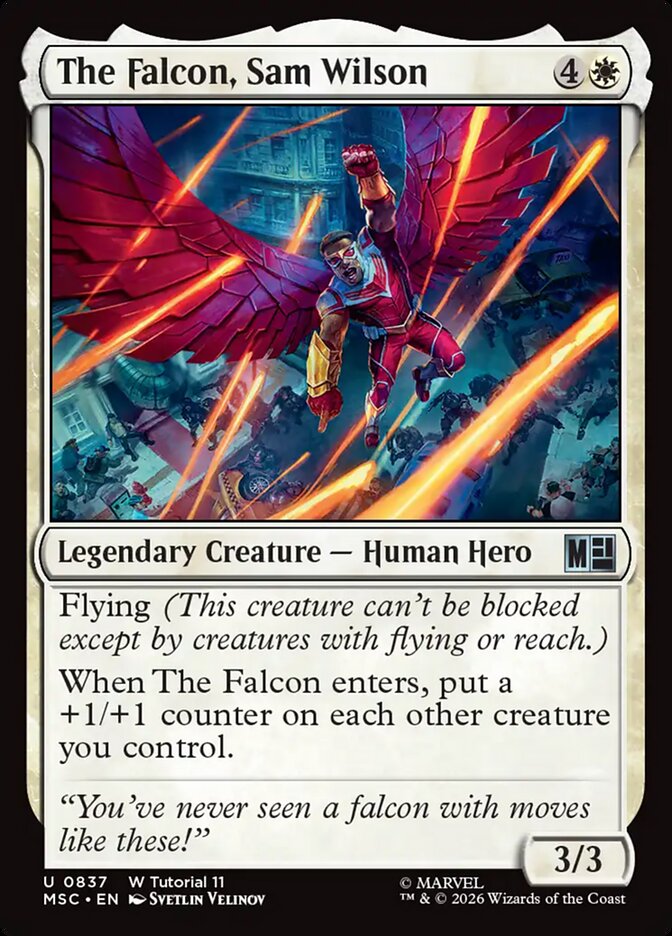 The Falcon, Sam Wilson (0516) [Marvel Super Heroes Commander]