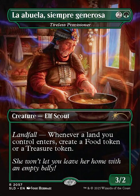 La abuela, siempre generosa - Tireless Provisioner [Secret Lair Drop Series]
