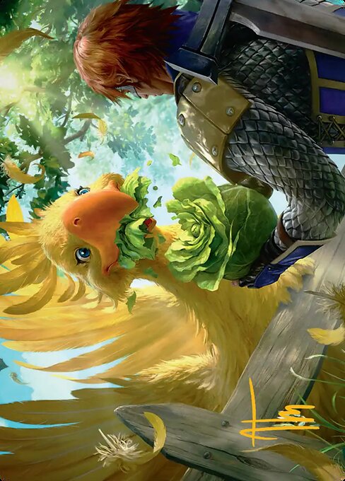 Gysahl Greens Art Card (Gold-Stamped Signature) [FINAL FANTASY Art Series]