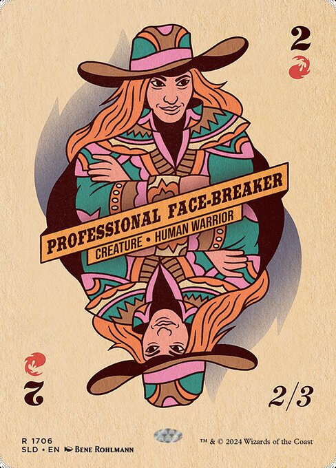 Professional Face-Breaker (Rainbow Foil) [Secret Lair Drop Series]