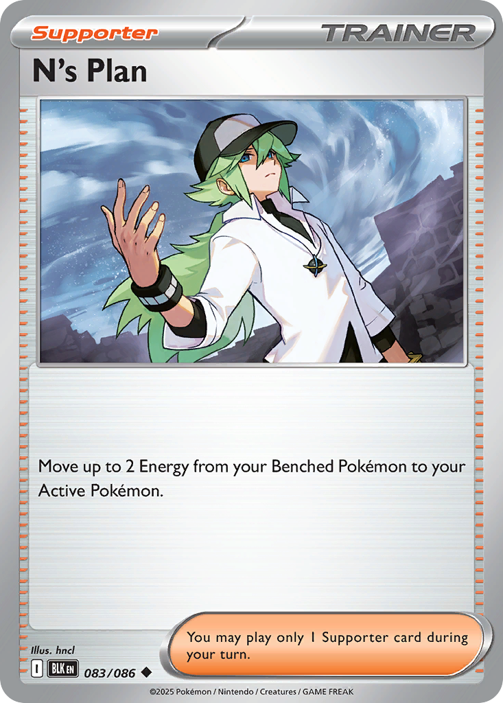N's Plan (083/086) (Poke Ball Pattern) [Scarlet & Violet: Black Bolt]