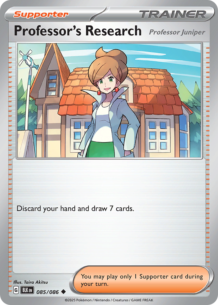 Professor's Research (085/086) (Poke Ball Pattern) [Scarlet & Violet: Black Bolt]