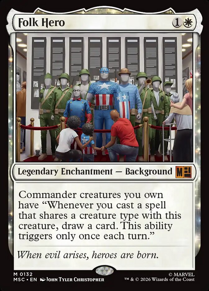 Folk Hero (Surge Foil) [Marvel Super Heroes Commander]