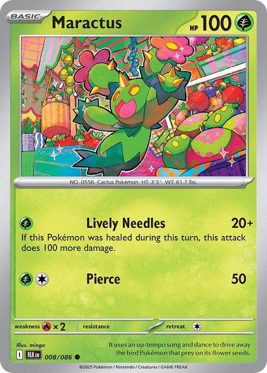 Maractus (008/086) (Poke Ball Pattern) [Scarlet & Violet: Black Bolt]
