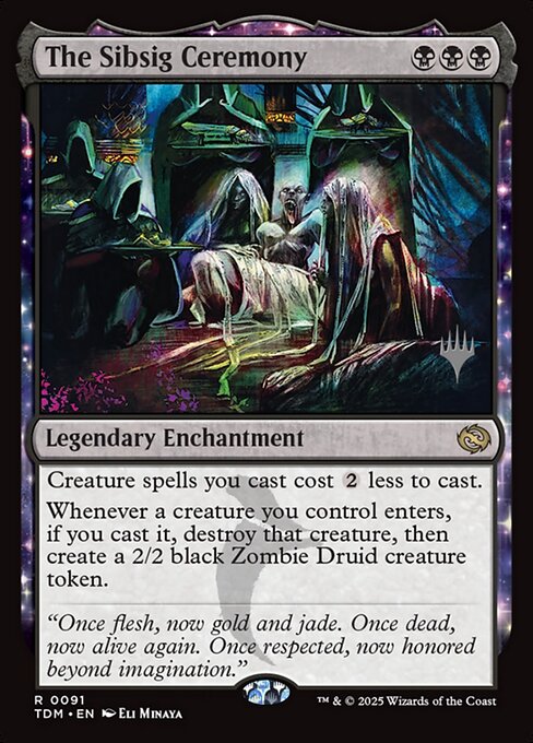 The Sibsig Ceremony (Promo Pack) [Tarkir: Dragonstorm Promos]