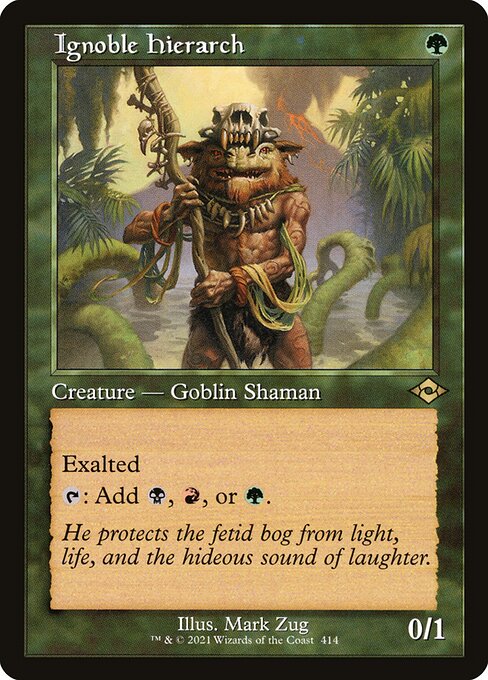 Ignoble Hierarch (Retro Foil Etched) [Modern Horizons 2]