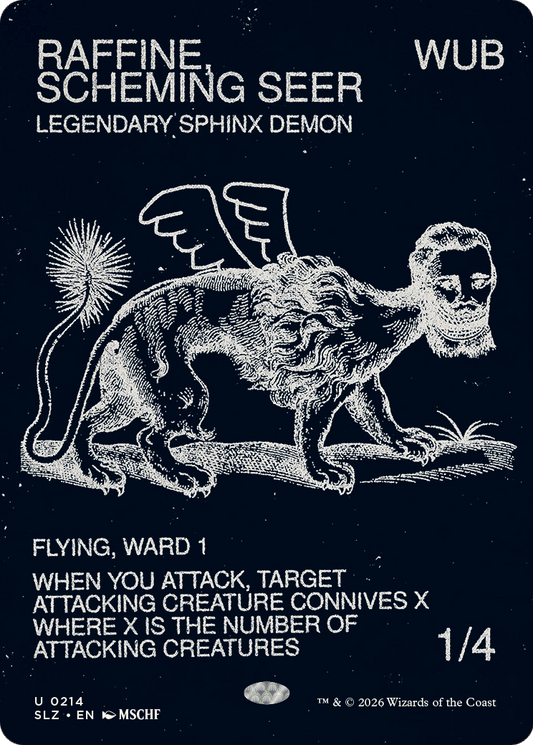 Raffine, Scheming Seer (0214) [Secret Lair x MSCHF: The Zeta Set]