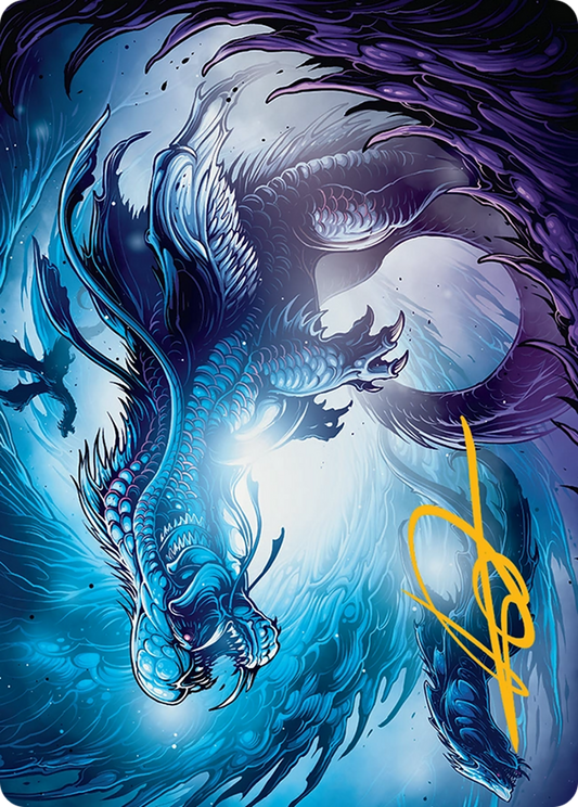 Roiling Dragonstorm Art Card (33/54) [Tarkir: Dragonstorm Art Series]