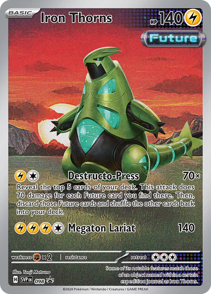 Iron Thorns (098) (Pokemon Center Exclusive) [Scarlet & Violet: Black Star Promos]