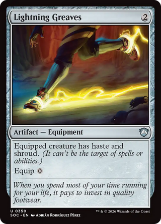 Lightning Greaves [Secrets of Strixhaven Commander]
