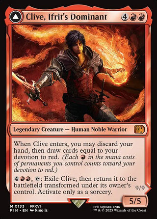 Clive, Ifrit's Dominant // Ifrit, Warden of Inferno [FINAL FANTASY]