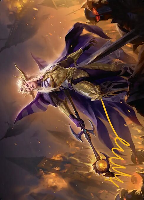 The Emperor of Palamecia Art Card (Gold-Stamped Signature) [FINAL FANTASY Art Series]