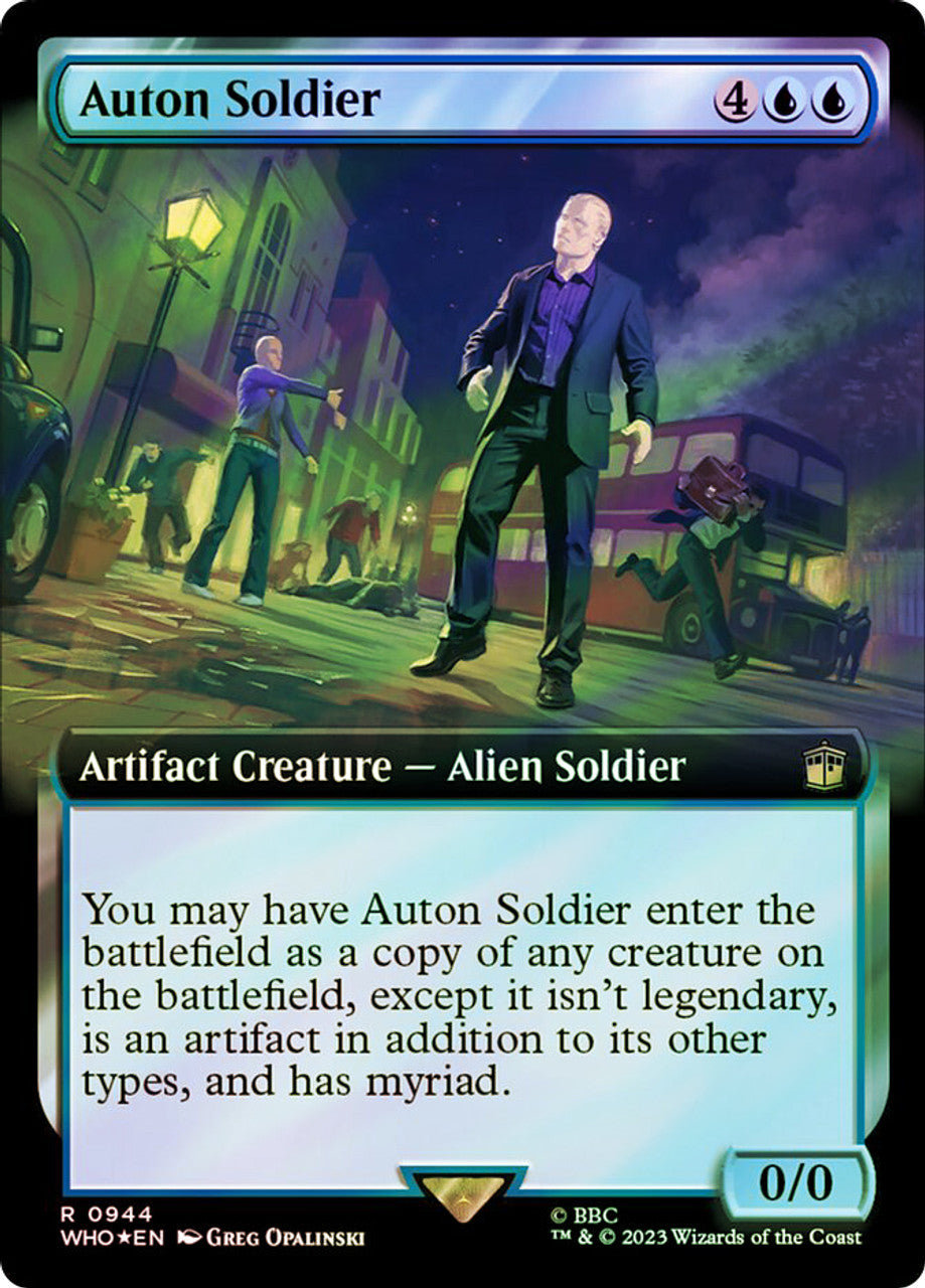 Auton Soldier (Extended Art) (Surge Foil) [Doctor Who]