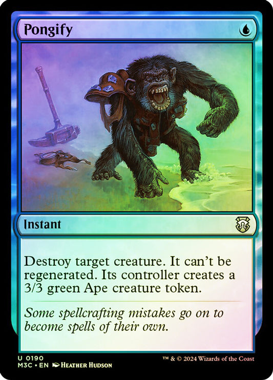 Pongify (Ripple Foil) [Modern Horizons 3 Commander]