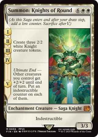 Summon: Knights of Round [FINAL FANTASY]