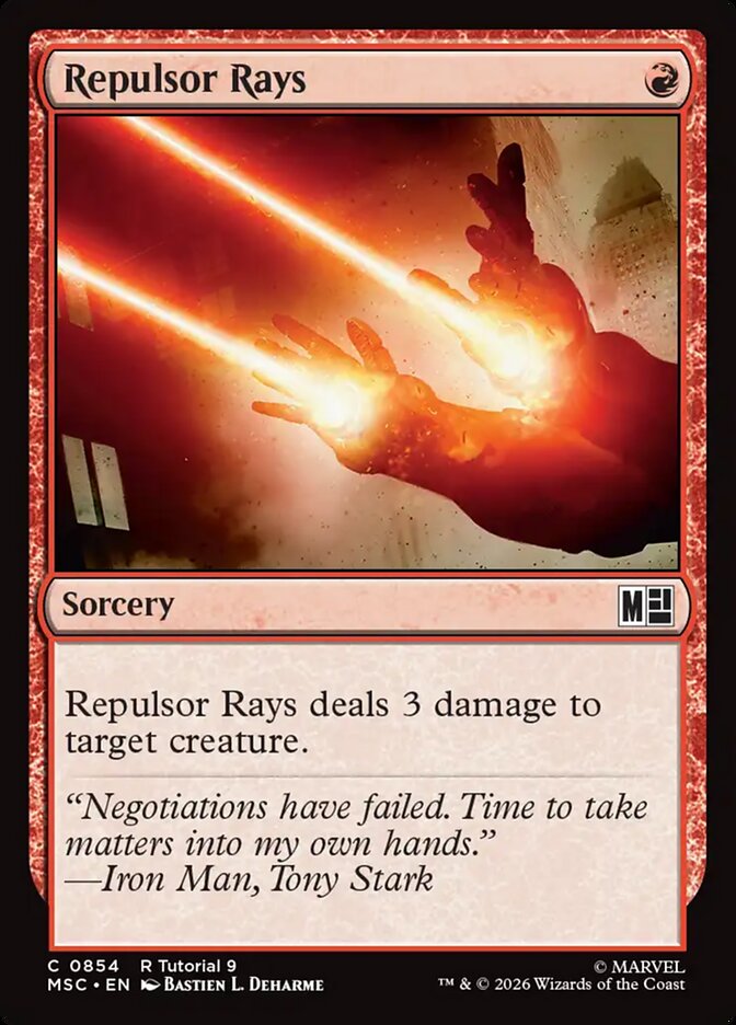 Repulsor Rays (0552) [Marvel Super Heroes Commander]
