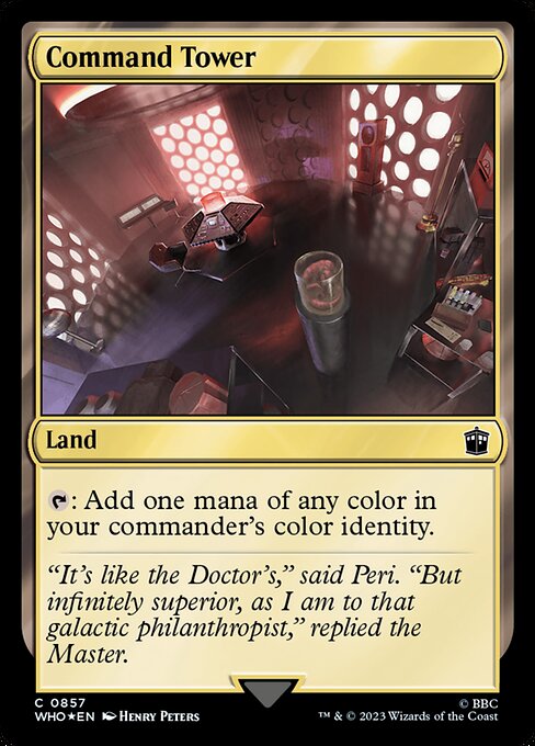 Command Tower (0857) (Surge Foil) [Doctor Who]