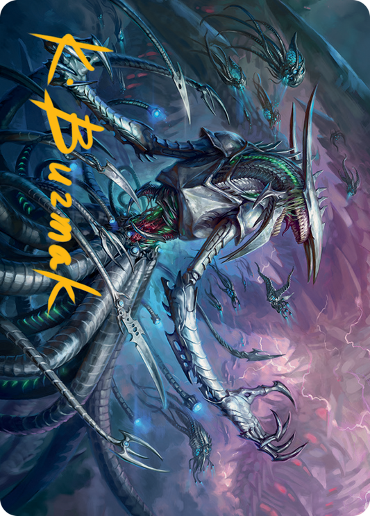 Jin-Gitaxias Art Card (Gold-Stamped Signature) [March of the Machine Art Series]