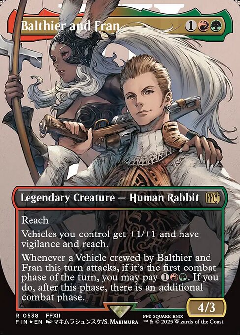 Balthier and Fran (Borderless) (Surge Foil) [FINAL FANTASY]