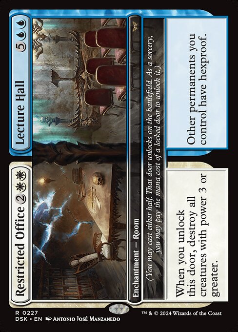 Restricted Office // Lecture Hall (Promo Pack) [Duskmourn: House of Horror Promos]
