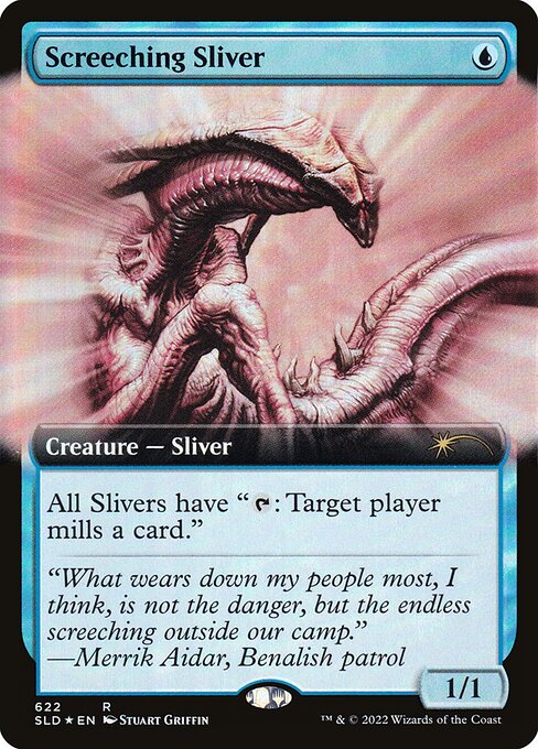 Screeching Sliver (Extended Art) [Secret Lair Drop Promos]