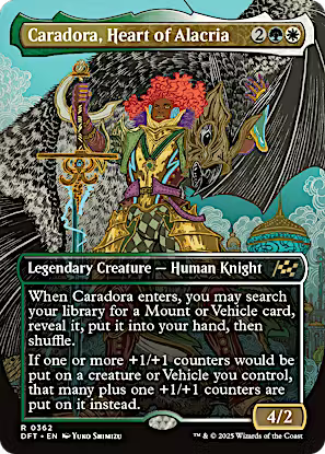 Caradora, Heart of Alacria (Borderless) [Aetherdrift]