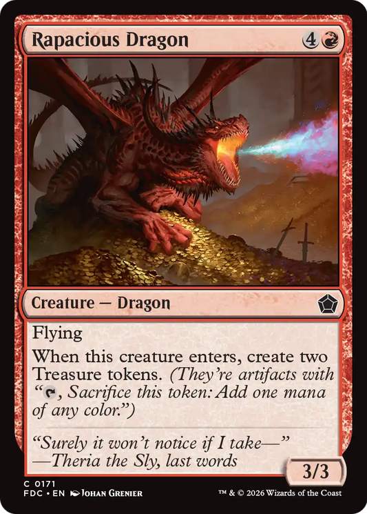 Rapacious Dragon [Foundations Commander]
