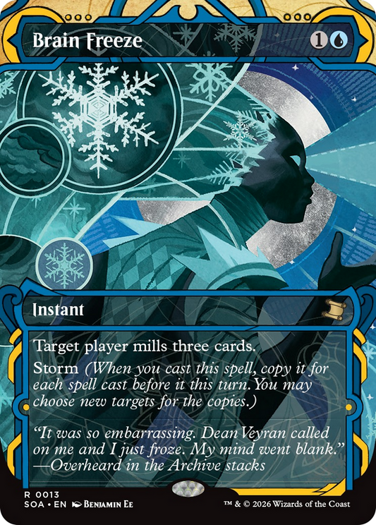 Brain Freeze (Japanese) [Secrets of Strixhaven: Mystical Archive]