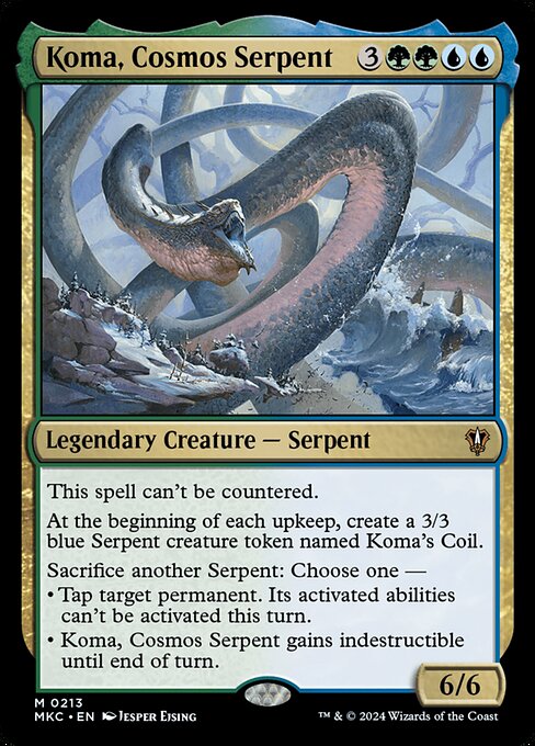 Koma, Cosmos Serpent [Murders at Karlov Manor Commander]