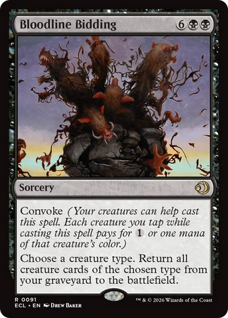 Bloodline Bidding [Lorwyn Eclipsed]