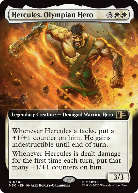 Hercules, Olympian Hero (Extended Art) [Marvel Super Heroes Commander]