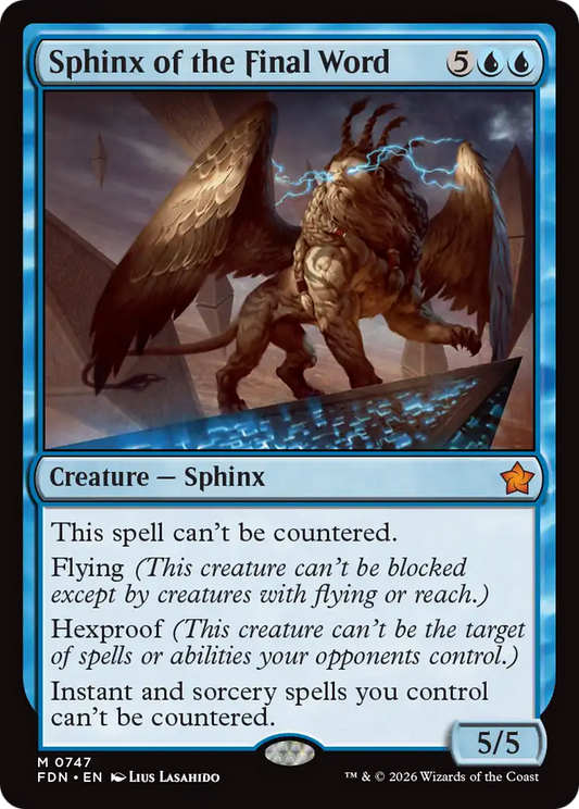 Sphinx of the Final Word (0747) [Foundations]
