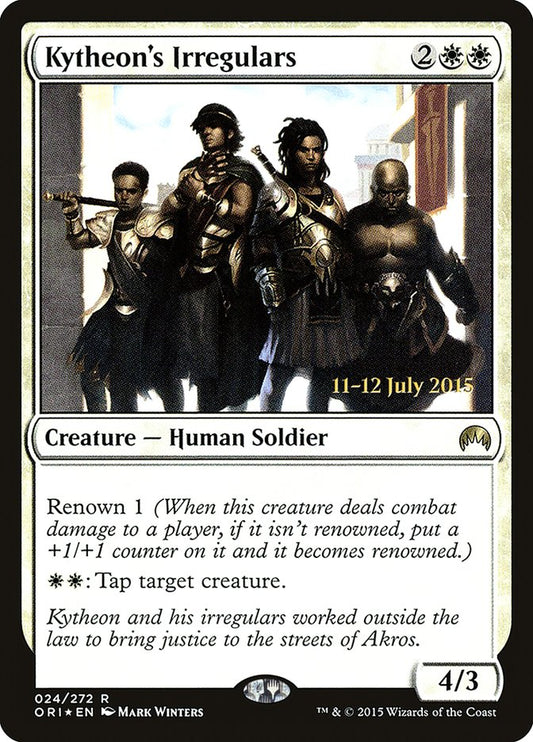 Kytheon's Irregulars [Magic Origins Prerelease Promos]