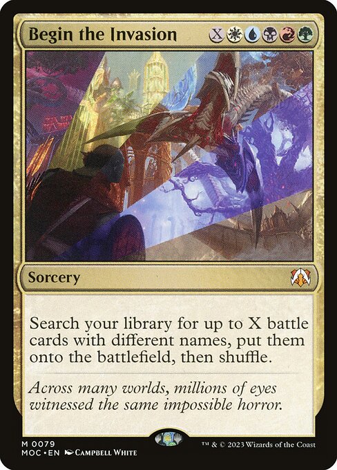 Begin the Invasion [March of the Machine Commander]