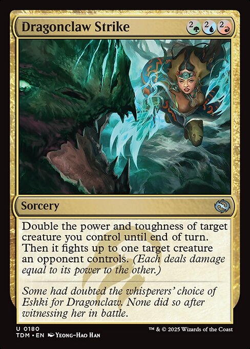 Dragonclaw Strike [Tarkir: Dragonstorm]