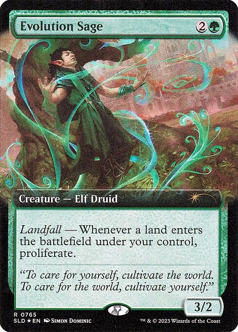 Evolution Sage (Extended Art) [Secret Lair Drop Series]