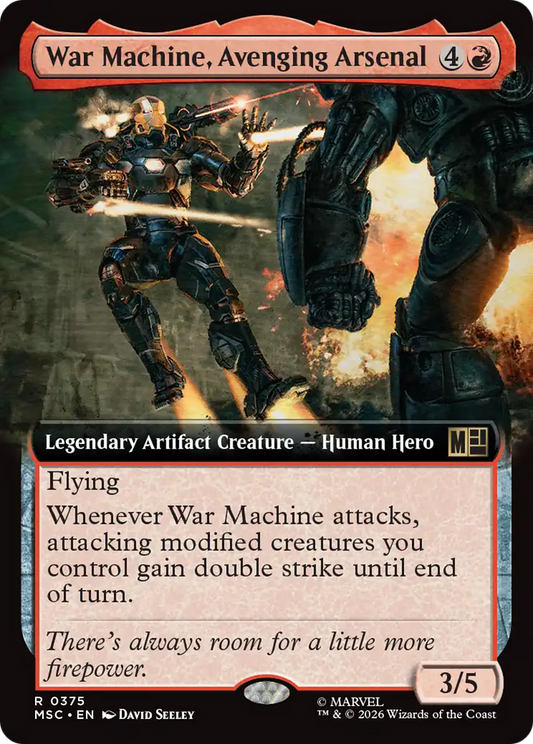 War Machine, Avenging Arsenal (Extended Art) [Marvel Super Heroes Commander]