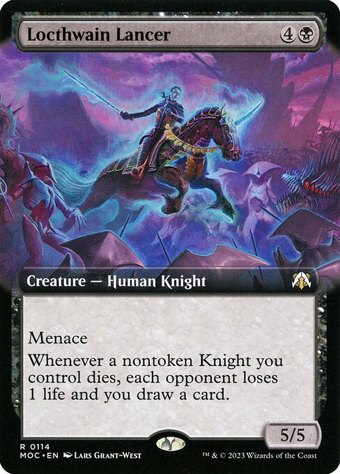 Locthwain Lancer (Extended Art) [March of the Machine Commander]